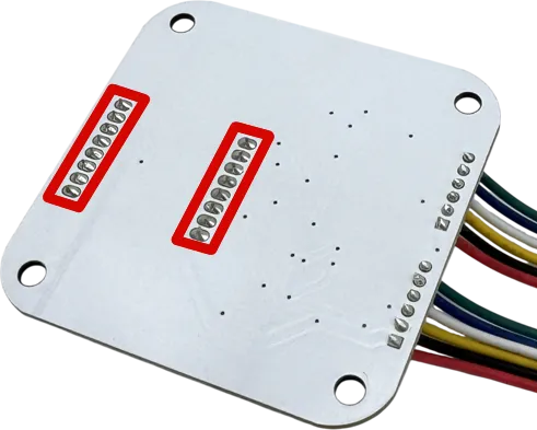 WifiWhirl Platine mit Buchsenleisten unten