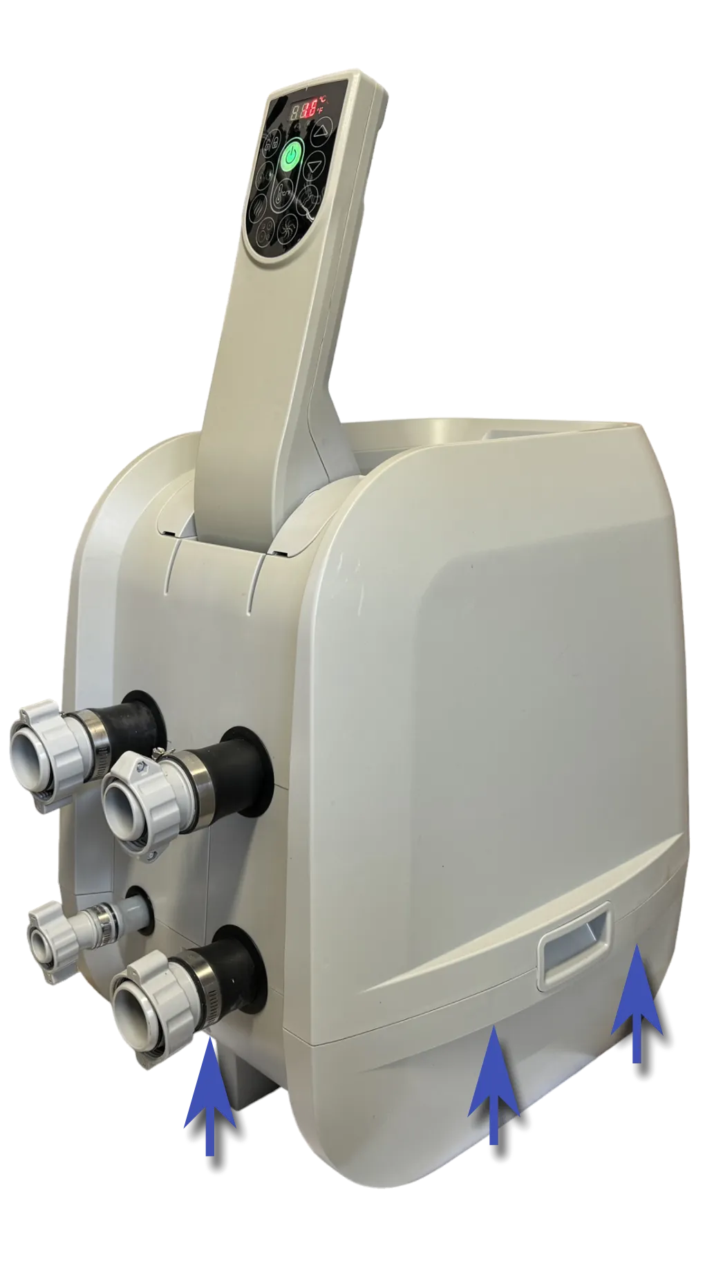 Position der Gehäuseschrauben an der S200102 Pumpe - Ansicht 1